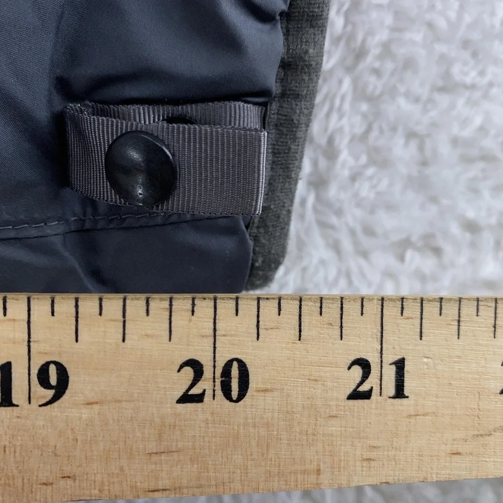 North Face Quilted Jacket Mens XS Gray Orange Full Zip Insulated‎ Outdoors F15